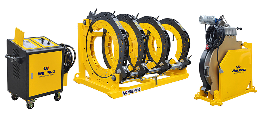 Máquina de soldadura a tope hidráulica (tubos de plástico de 630-1200mm), WP1200A