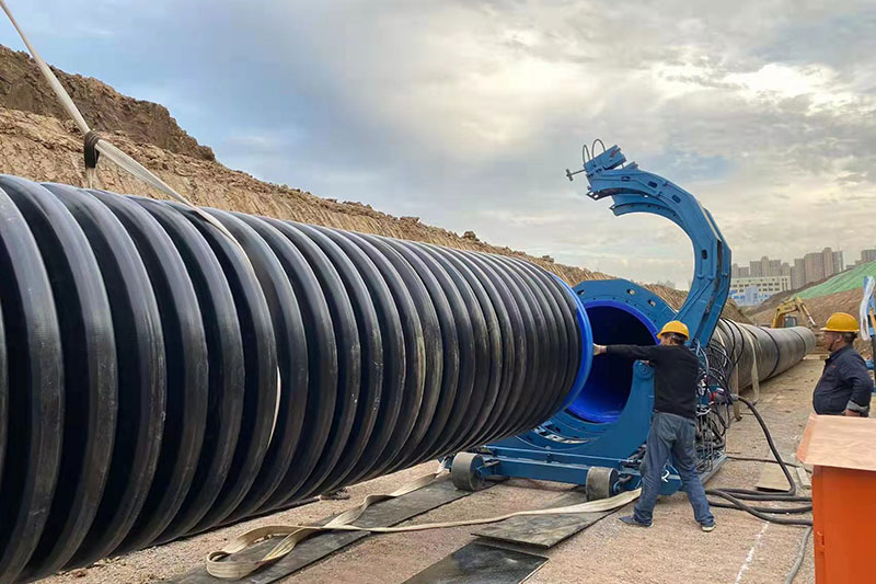 Máquina de soldadura a tope (Soldadura de tubos de plástico 1200mm-1600mm), con bloqueo hidráulico