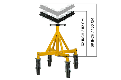 Soporte de tubería tipo jack (elevador), H405